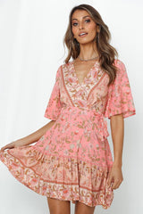 Sicilian Sun Dress Pink