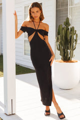 Popular Girl Maxi Dress Black