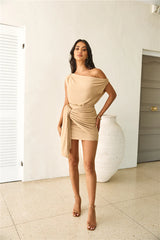 Passion Party Mini Dress Gold