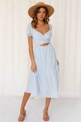 Do This My Way Midi Dress Blue