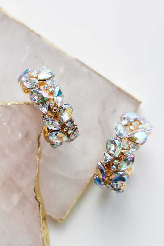 Jewelled Heart Earrings