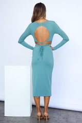 You Belong With Me Midi Dress Sage