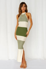 Dishing It Out Dress Olive