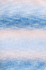 Sky Clouds Knit Dress Blue