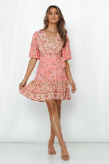 Sicilian Sun Dress Pink