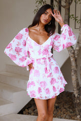 Flowery Road Dress Pink