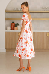 Promises In The Garden Midi Dress Floral