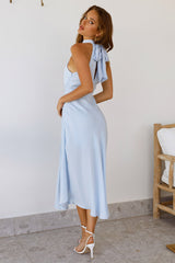 No Tears Here Maxi Dress Steel Blue