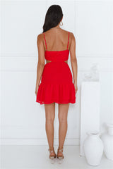 Dancing In Spain Mini Dress Red