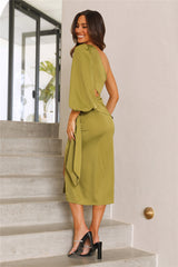 Sophie Choice Midi Dress Green