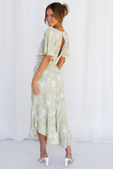 Airy Fairy Maxi Dress Pistachio