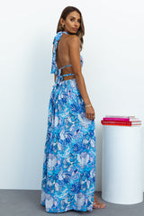 So Outta Control Maxi Dress Blue