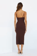 Midnight Coffee Maxi Dress Chocolate