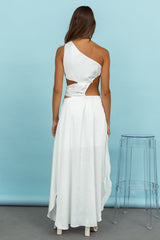 Hot Divinity Maxi Dress White