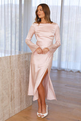 True Elegance Maxi Dress Pink