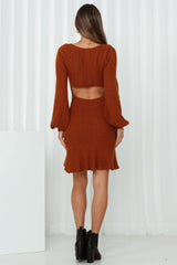 Alva Dress Rust