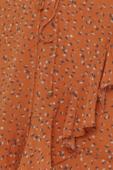 Dream Long Enough Dress Orange