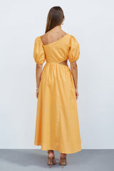 Cutest Issue Midi Dress Orange