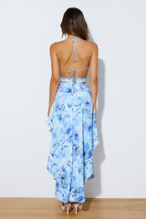 Bloomed Up Maxi Dress Blue