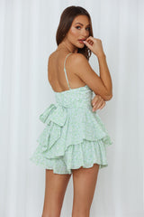 Melody In My Heart Romper Green