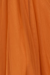 Little Tulle Much Midi Dress Orange