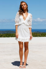 Lost In A Promise Dress White