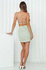 Line Up Dress Mint