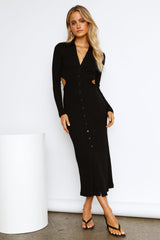 Polo Fantasies Maxi Dress Black