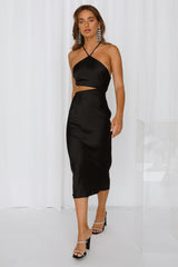 Limitless Living Midi Dress Black