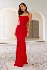 DEAR EMILIA Sparks Of Attraction Maxi Dress Red