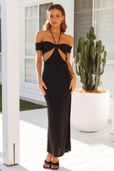 Popular Girl Maxi Dress Black