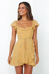 Dream Long Enough Dress Yellow