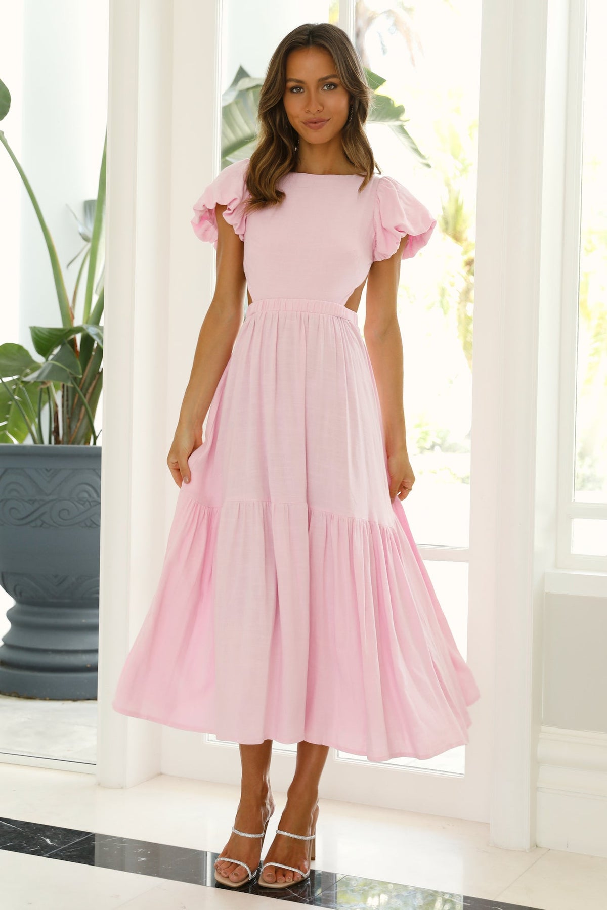 Catch You Looking Maxi Dress Pink