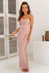 Unread Messages Maxi Dress Rose Gold