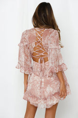 Find My Way Dress Mauve