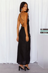 Chained To The Melody Maxi Dress Black