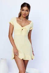 Only Desire Dress Yellow