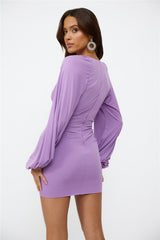 Our Little Secret Mini Dress Purple