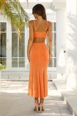 Starry Way Maxi Dress Tangerine