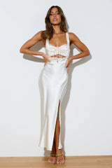 How Bout You Midi Dress Cream