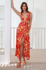 Free Love Maxi Dress Red