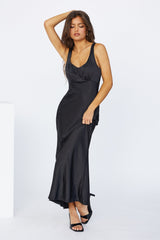 Ballroom Babe Midi Dress Black