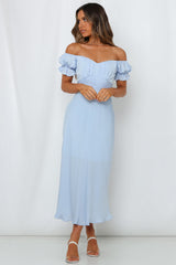 Sky Child Maxi Dress Steel Blue