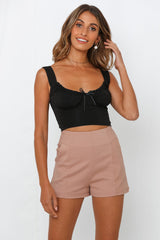 Solar Eclipse Shorts Mocha