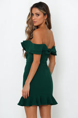 Carrying Your Love Dress Forest Green