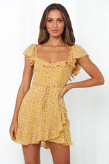 Dream Long Enough Dress Yellow