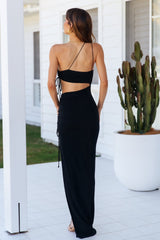 DEAR EMILIA Suns Debutante Maxi Dress Black