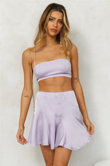 Britney Babe Crop Purple