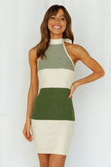 Happy Hour Every Hour Dress Khaki