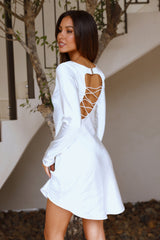 Sassy Heart Dress White